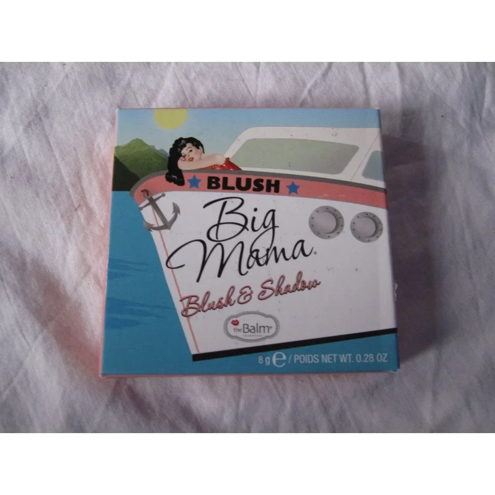 NEW BLUSH Big Mama Blush‎ and Eye Shadow Makeup Pink The Balm Cosmetics 0.28 oz